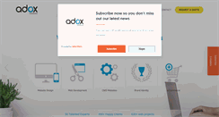 Desktop Screenshot of adoxsolutions.com